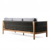Armen Living Sienna 4 Piece Acacia Wood Outdoor Sofa Seating Set with Teak Finish and Grey Cushions 04