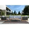Sienna 4 Piece Outdoor Patio Acacia Wood Sofa Seating Set with Teak Finish - Set - Lifestyle - Sienna 4 Piece Outdoor Patio Acacia Wood Sofa Seating Set with Teak Finish - Set - Lifestyle