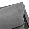 Armen Living Sonoma Outdoor 4 piece Set In Grey Finish And Dark/Light Grey Cushions 09
