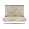 Armen Living Peridot 3 Piece King Bedroom Set in Natural Acacia Wood in Gray 002