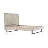 Armen Living Peridot 3 Piece King Bedroom Set in Natural Acacia Wood in Gray 003