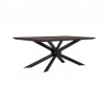 Armen Living Pirate Velvet Napoli 5 Piece Modern Dining Set Table