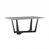 Armen Living Radford Lexi 5 Piece Modern Rectangular Dining Set Table