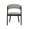 Venus Rowan Black Dining Chair - Front - Venus Rowan Black Dining Chair - Front