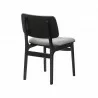 Venus Lima Black Dining Chair - Back Angle - Venus Lima Black Dining Chair - Back Angle