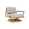 Royal Teak Seville Swivel Chair with Cushions