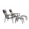 Bellini Home and Garden Seychelles Relaxed 5pc Chat Set - Angled