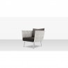 Source Furniture Aria 32" Aluminum Frame Club Chair 14