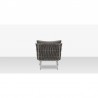 Source Furniture Aria 32" Aluminum Frame Club Chair 8