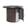 Outdoor Greatroom Company Stonefire 32" Fire Pit Table - Storage