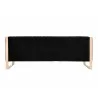 Manhattan Comfort Trillium 3-Piece Black and Gold Sofa and Armchair Set Back - Manhattan Comfort Trillium 3-Piece Black and Gold Sofa and Armchair Set Back