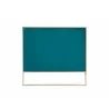 Trillium 3 Piece - Sofa, Loveseat and Armchair Set in Teal and Gold Side - Trillium 3 Piece - Sofa, Loveseat and Armchair Set in Teal and Gold Side