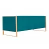 Manhattan Comfort Trillium 57.48 in. Aqua Blue and Gold 2-Seat Sofa Back Angle - Manhattan Comfort Trillium 57.48 in. Aqua Blue and Gold 2-Seat Sofa Back Angle