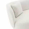 Manhattan Comfort Contemporary Siri Linen Weave 92.52 Sofa with Pillows In Cream Half - Manhattan Comfort Contemporary Siri Linen Weave 92.52 Sofa with Pillows In Cream Half
