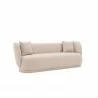 Manhattan Comfort Contemporary Siri Linen Weave 92.52 Sofa with Pillows In Wheat Front Angle - Manhattan Comfort Contemporary Siri Linen Weave 92.52 Sofa with Pillows In Wheat Front Angle