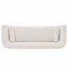 Manhattan Comfort Contemporary Ulka Chenille Sofa with Pillows In Cream Top - Manhattan Comfort Contemporary Ulka Chenille Sofa with Pillows In Cream Top