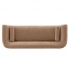 Manhattan Comfort Contemporary Ulka Chenille Sofa with Pillows Light Brown Top