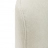 Manhattan Comfort Contemporary Daria Chenille Sofa Sectional with Pillows In Ivory Closeup
