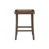 Greenington Tulip Bar Height Stool Black Walnut - Set of 2 - Front Angle