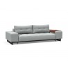Innovation Living Grand Deluxe Excess Lounger Sofa in Melange Light Grey - Angled View