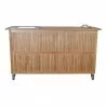 Anderson Teak Safari Bar Table-back view - Anderson Teak Safari Bar Table-back view