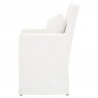 Essentials For Living Shelter Slipcover Arm Chair - LiveSmart Peyton-Pearl, Natural Gray Birch - Side Angle