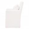 Essentials For Living Shelter Slipcover Arm Chair with Casters - LiveSmart Peyton-Pearl - Side Angle