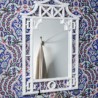 Shing Glossy White Wall Mirror - Lifestyle 3