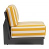 Shoreline Accent Chair in Yellow- side view 2