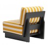 Shoreline Accent Chair in Yellow- side view 1