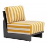 Shoreline Accent Chair in Yellow- side view 3