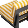 Shoreline Accent Chair in Yellow- top view