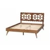 Shukura Platform Queen Bed - angled frame - Shukura Platform Queen Bed - angled frame