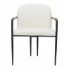 Sibu Dining Chair in Cream- front view 2 - Sibu Dining Chair in Cream- front view 2