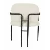 Sibu Dining Chair in Cream- back view 1 - Sibu Dining Chair in Cream- back view 1