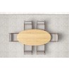 Azzurro Sicily 94" Ellipse Dining Table Top