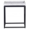 Mingle Side Table Salt And Pepper - Side Angle