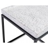 Mingle Side Table Salt And Pepper - Edge Close-up