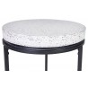  Moe's Home Collection Circulate Round Side Table Salt And Pepper - Tabletop