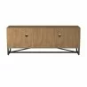 Alpine Furniture Sierra TV Console - Back View - Alpine Furniture Sierra TV Console - Back View