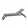Cane-Line Siesta Sunbed dark grey view - Cane-Line Siesta Sunbed dark grey view