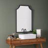 Simone Black Wall Mirror - Lifestyle - Simone Black Wall Mirror - Lifestyle