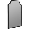 Simone Black Wall Mirror - Angled - Simone Black Wall Mirror - Angled
