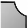 Simone Black Wall Mirror - Detail - Simone Black Wall Mirror - Detail