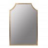 Simone Gold Wall Mirror - Front - Simone Gold Wall Mirror - Front