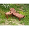 Sun Lounger - Single - With Table