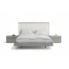 J&M Furniture Sintra Grey And White King Platform Bed  001 - J&M Furniture Sintra Grey And White King Platform Bed  001
