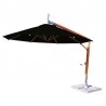 Bambrella Sirocco Side Wind 10' Round - Black - Bambrella Sirocco Side Wind 10' Round - Black