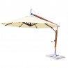 Bambrella Sirocco Side Wind 10' Round - Ecru - Bambrella Sirocco Side Wind 10' Round - Ecru