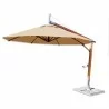 Bambrella Sirocco Side Wind 10' Round - Khaki - Bambrella Sirocco Side Wind 10' Round - Khaki